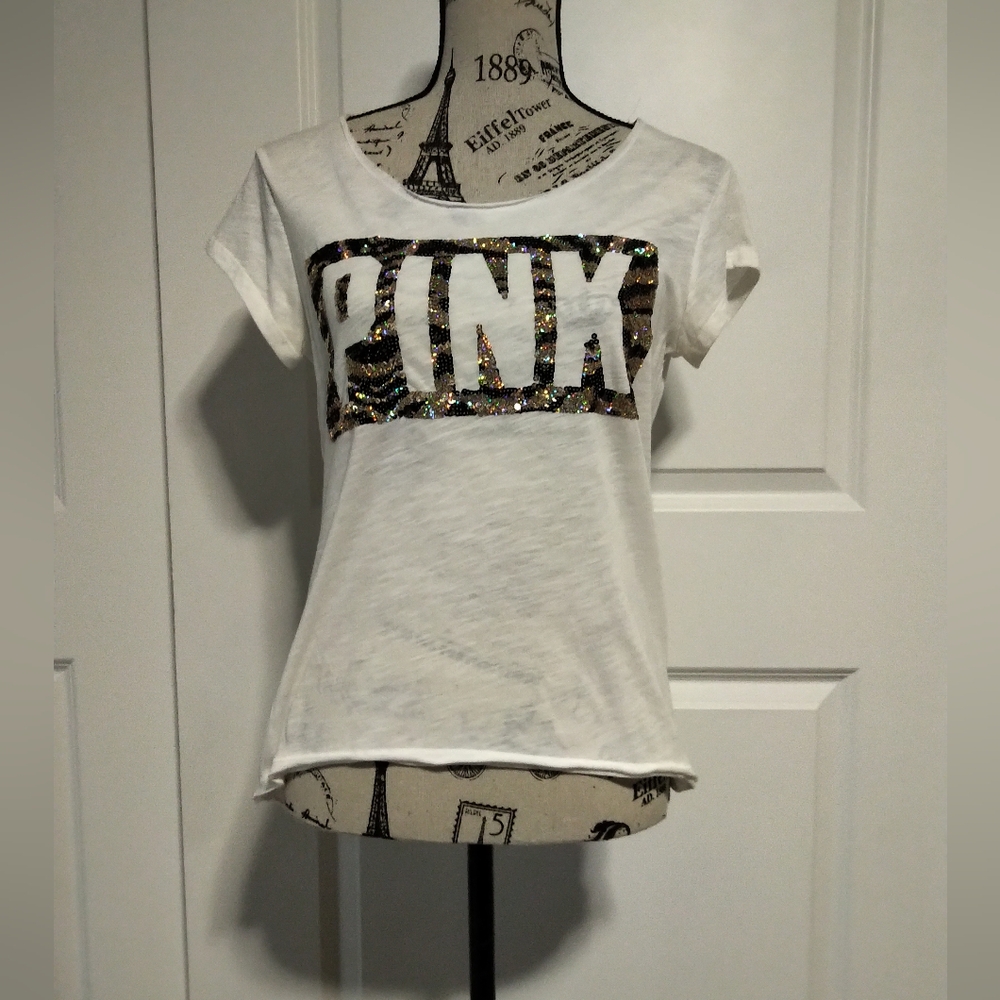 PINK Victoria's Secret Leopard T-Shirt